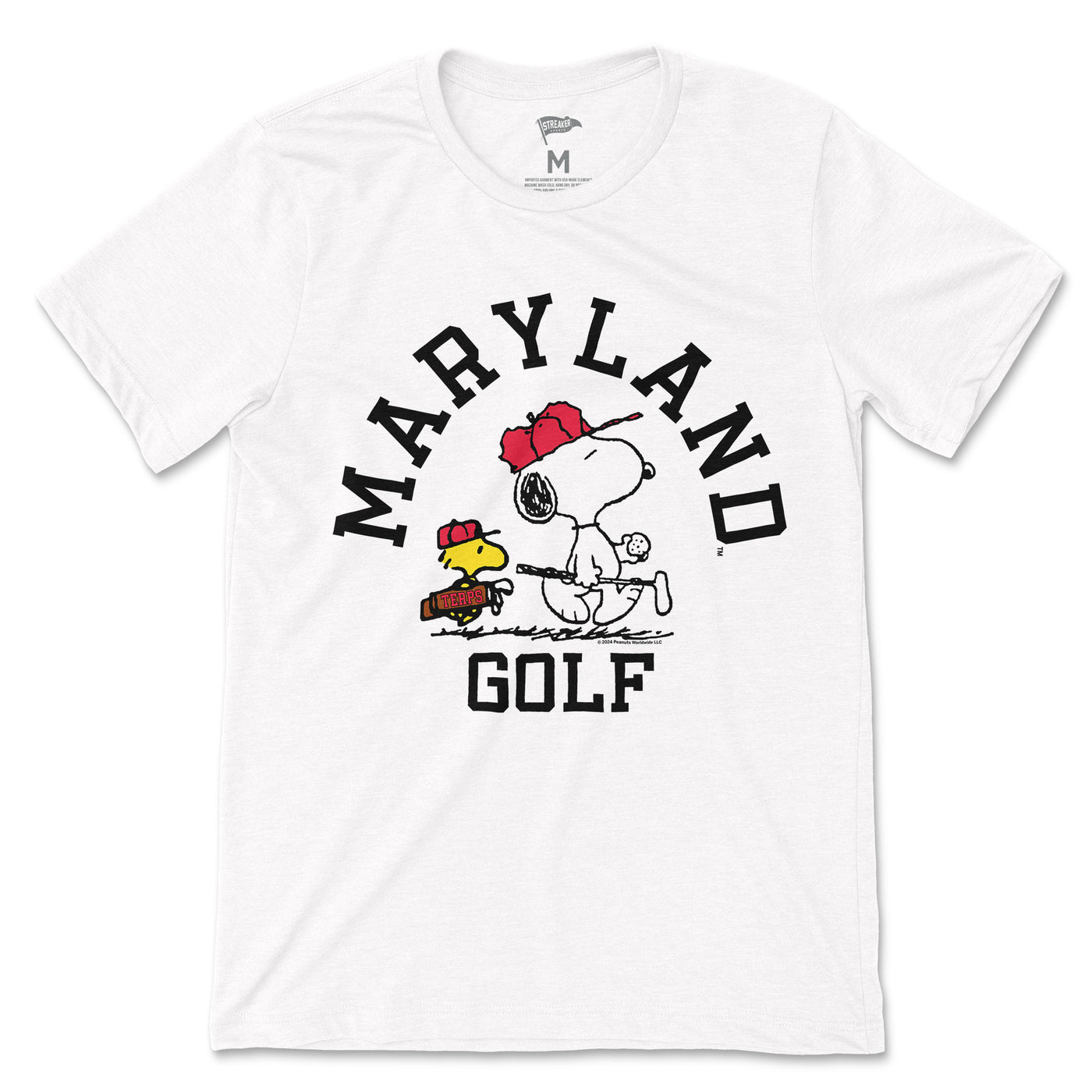 Peanuts x Maryland Golf Tee - Streaker Sports