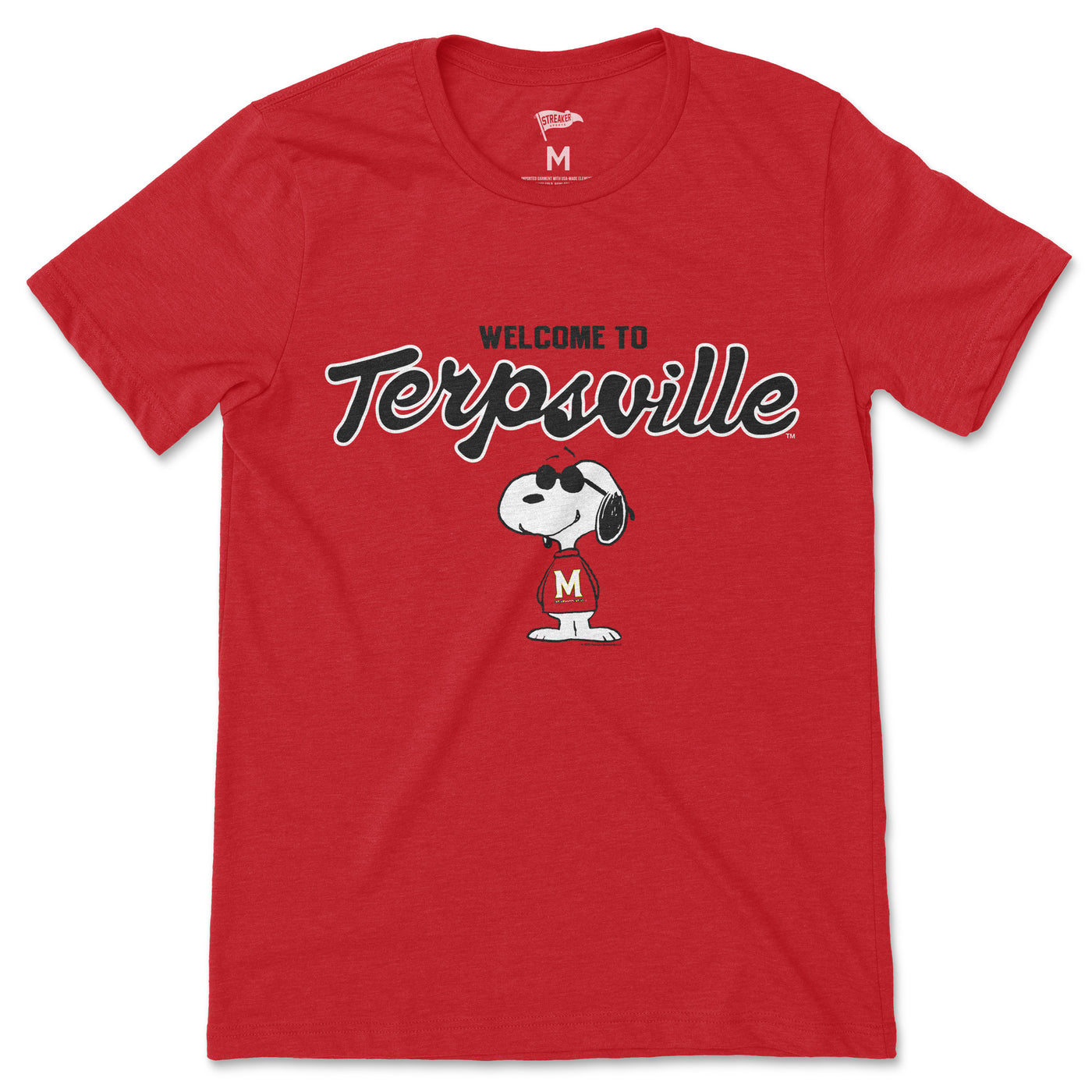 Peanuts x Maryland Joe College Tee - Streaker Sports