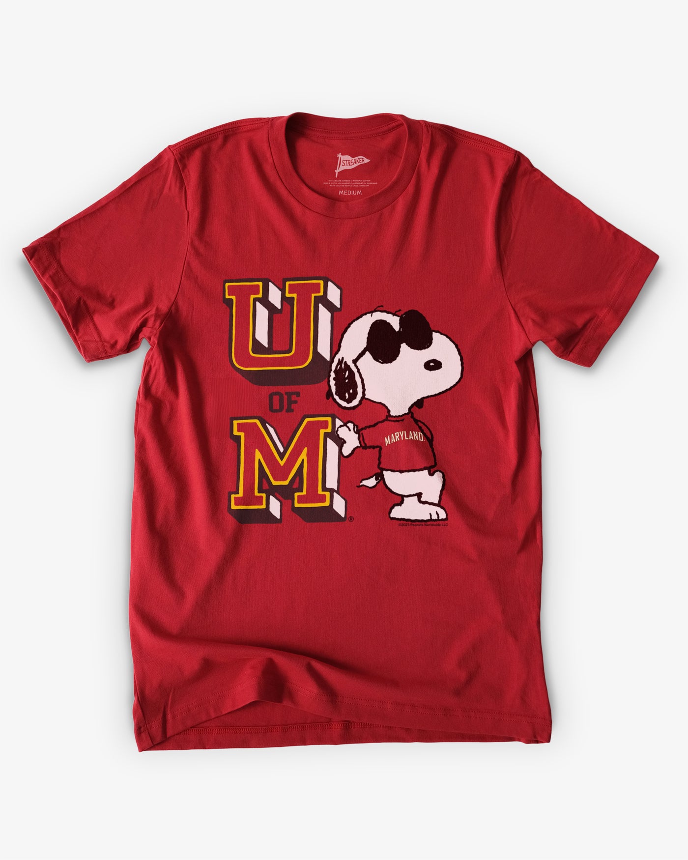 Streaker Sports Peanuts x Maryland Joe Cool Tee: Vintage Snoopy
