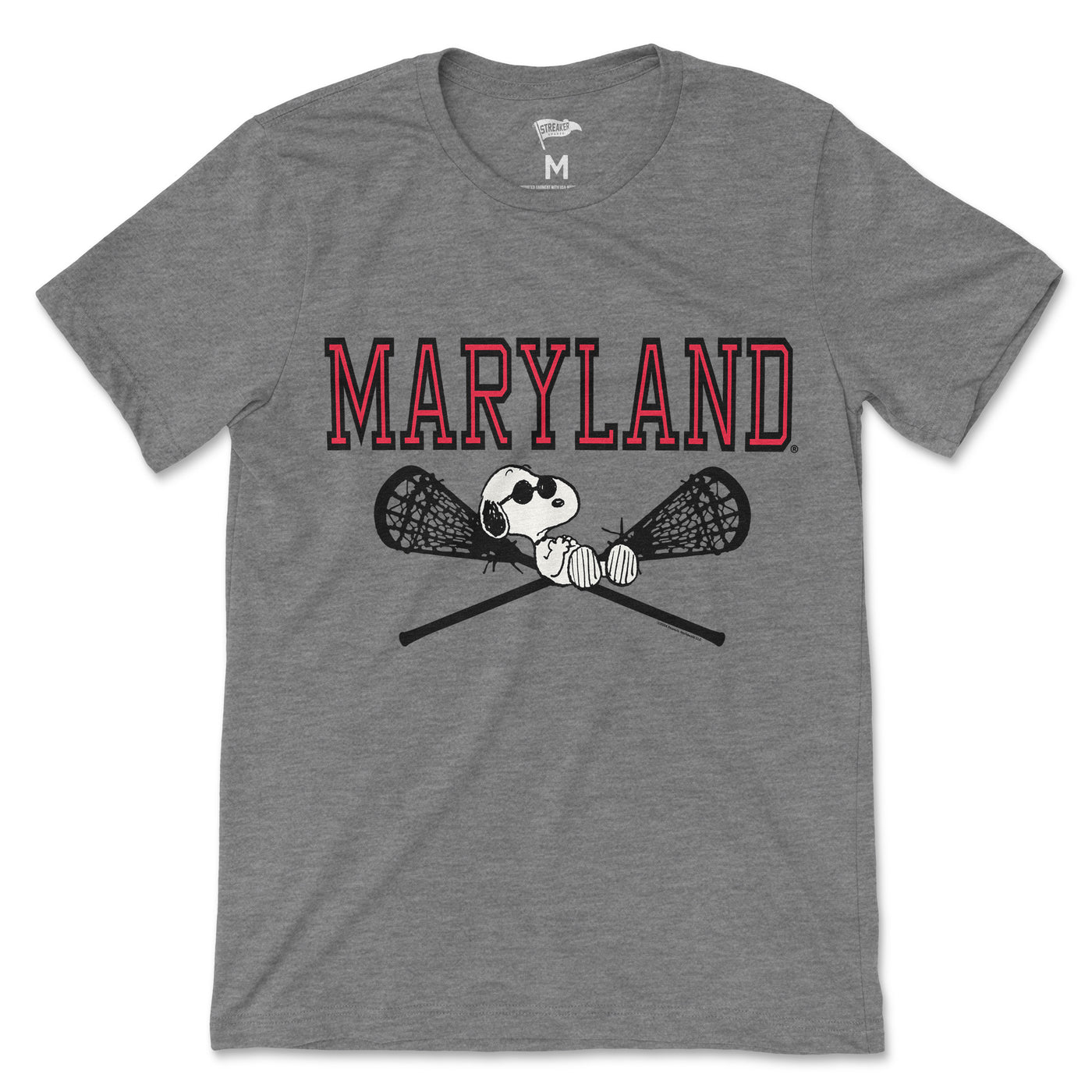 Peanuts x Maryland Lacrosse Tee - Streaker Sports