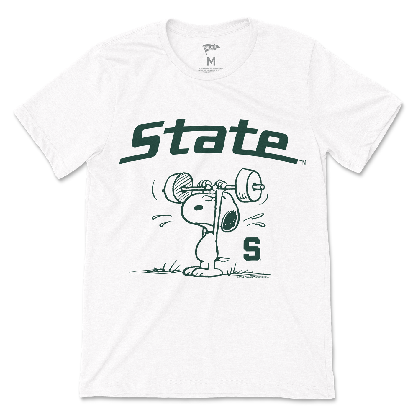 Peanuts x Michigan State Athletics Tee - Streaker Sports