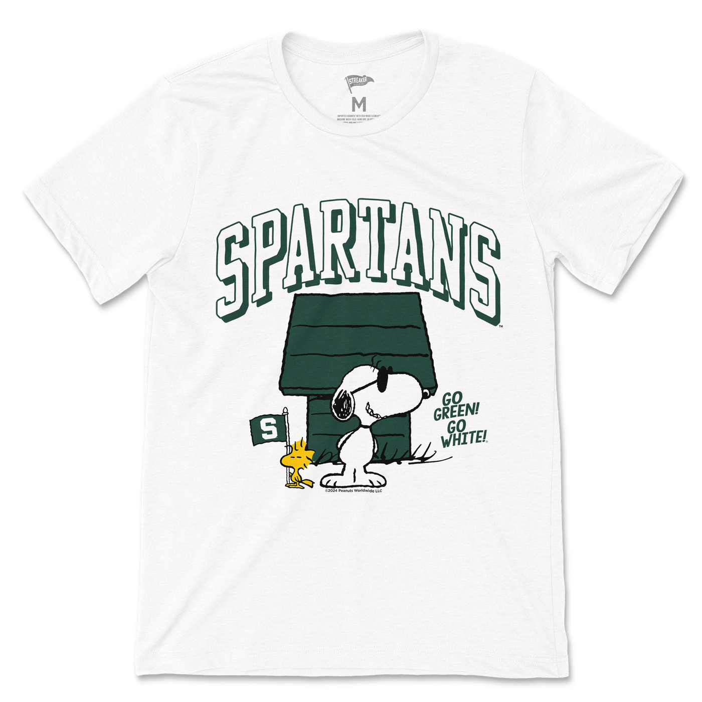 Peanuts x Michigan State Joe College Tee