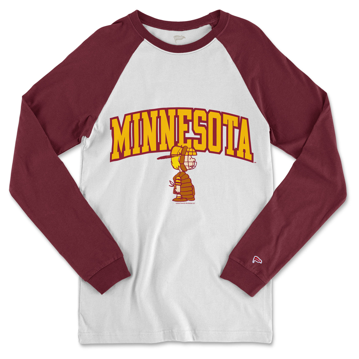 Peanuts x Minnesota Baseball Long Sleeve - Streaker Sports