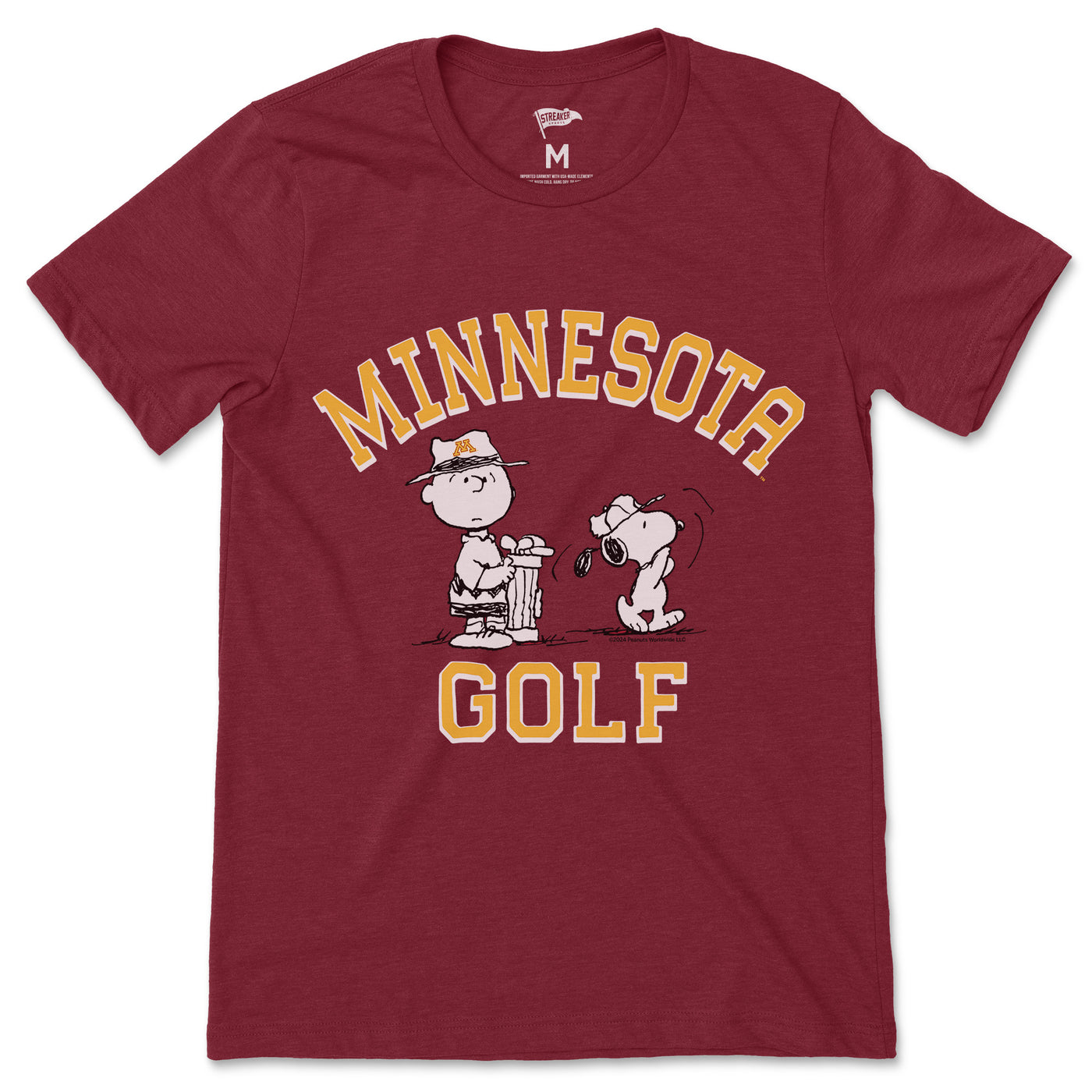 Peanuts x Minnesota Golf Tee - Streaker Sports