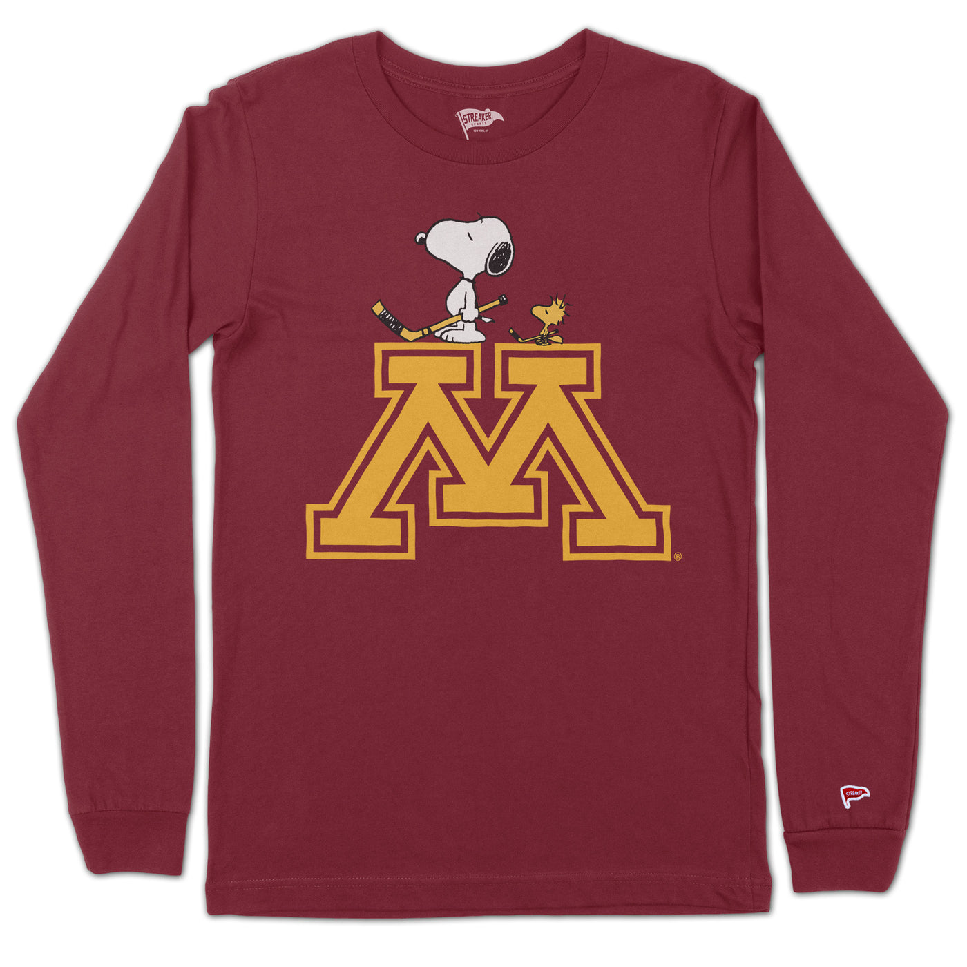 Peanuts x Minnesota Hockey Long Sleeve - Streaker Sports