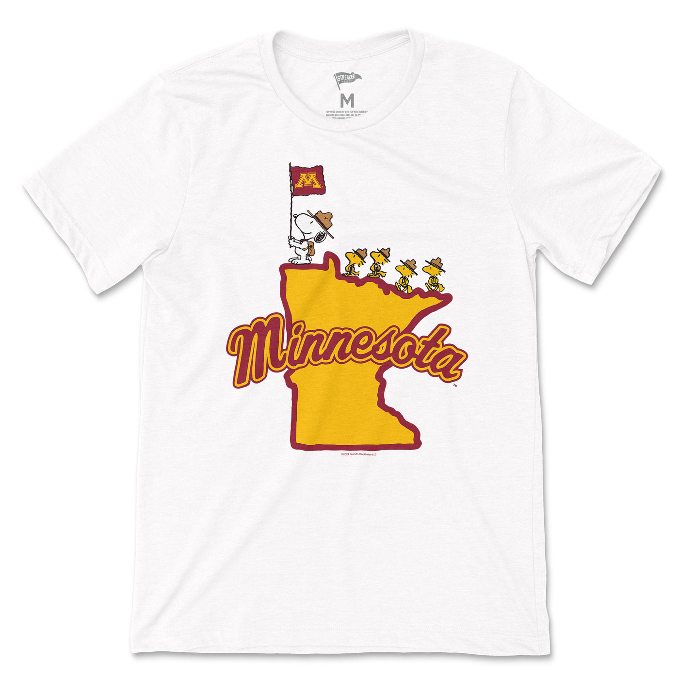 Peanuts x Minnesota Home Territory Tee - Streaker Sports