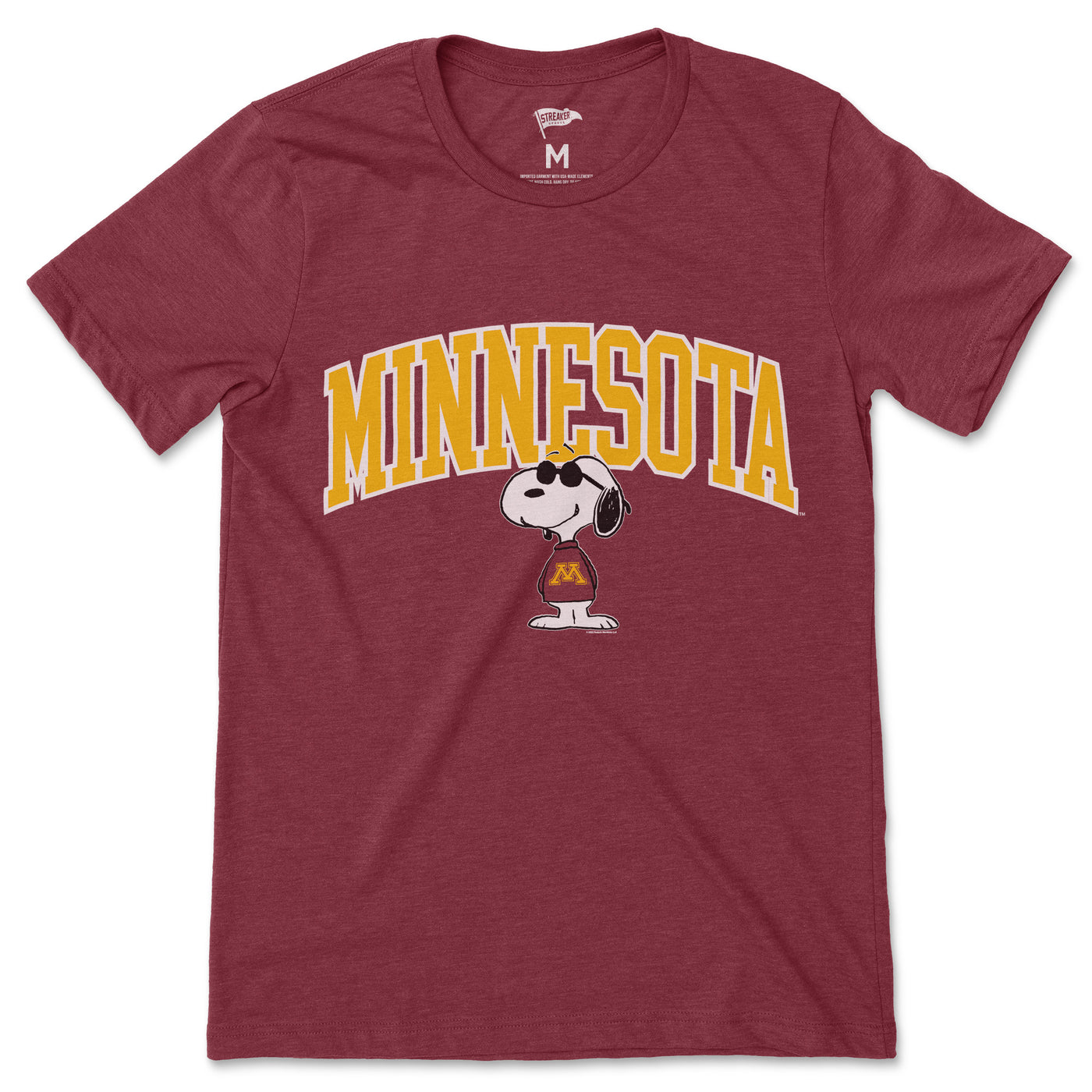 Peanuts x Minnesota Joe College Tee - Streaker Sports
