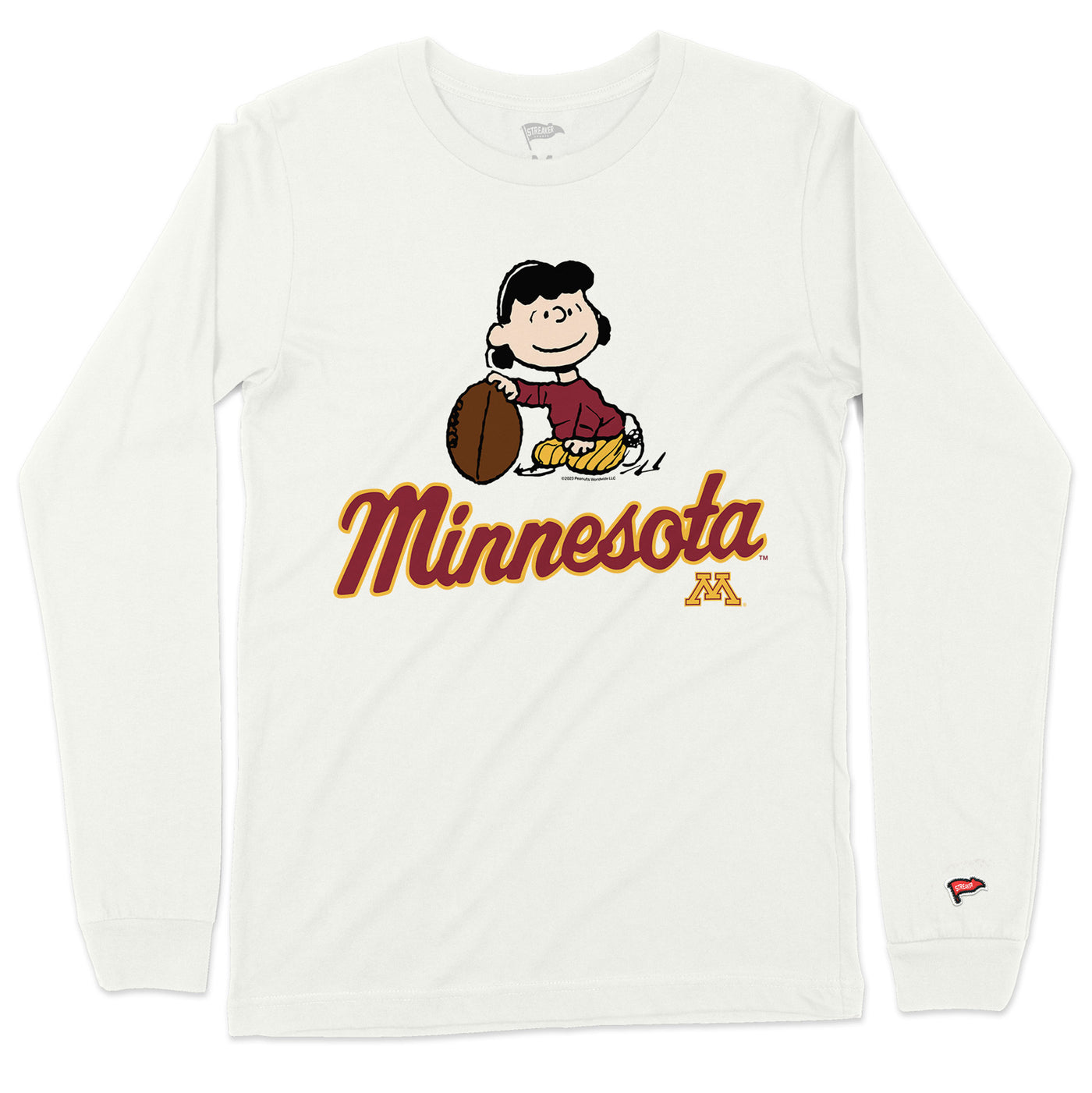 Peanuts x Minnesota Lucy Football Long Sleeve - Streaker Sports