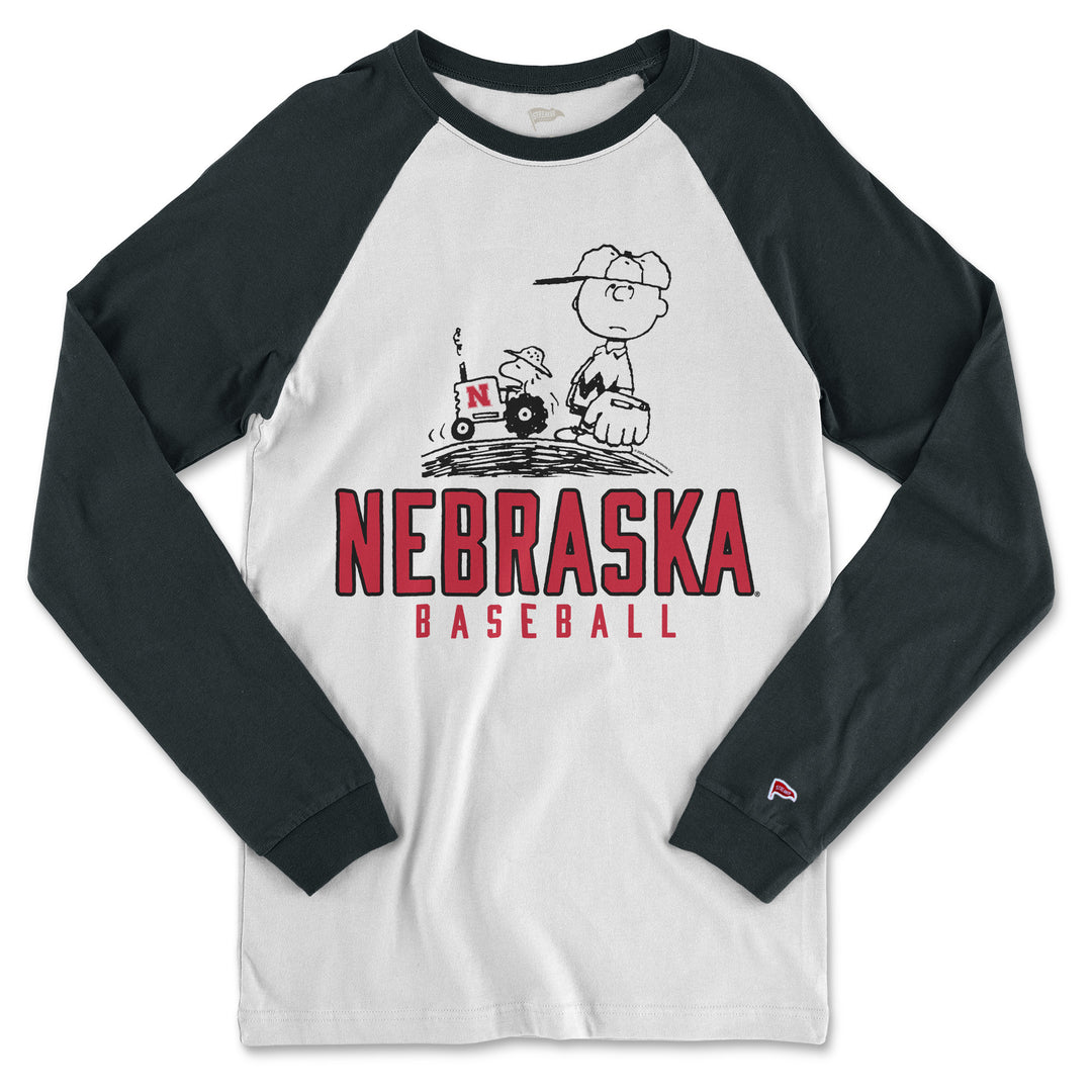 Streaker Sports Peanuts x Nebraska Charlie Brown Baseball Shirt
