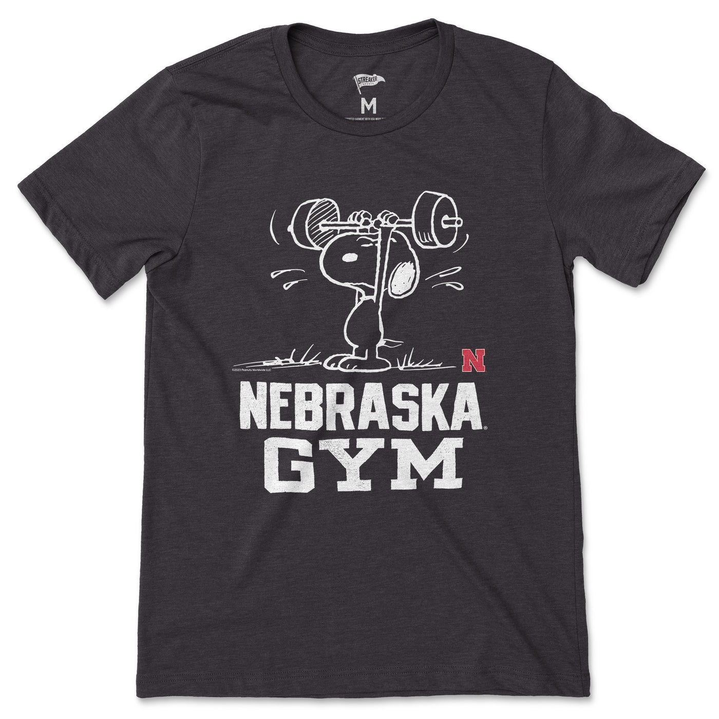 Peanuts x Nebraska Gym Tee - Streaker Sports