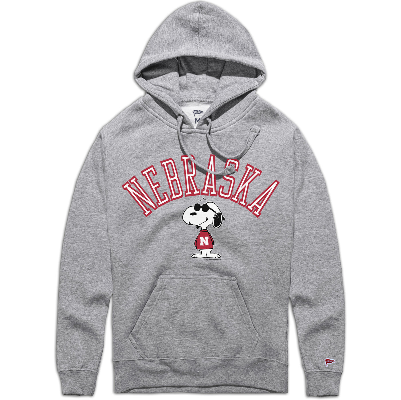 Peanuts x Nebraska Joe College Hoodie - Streaker Sports