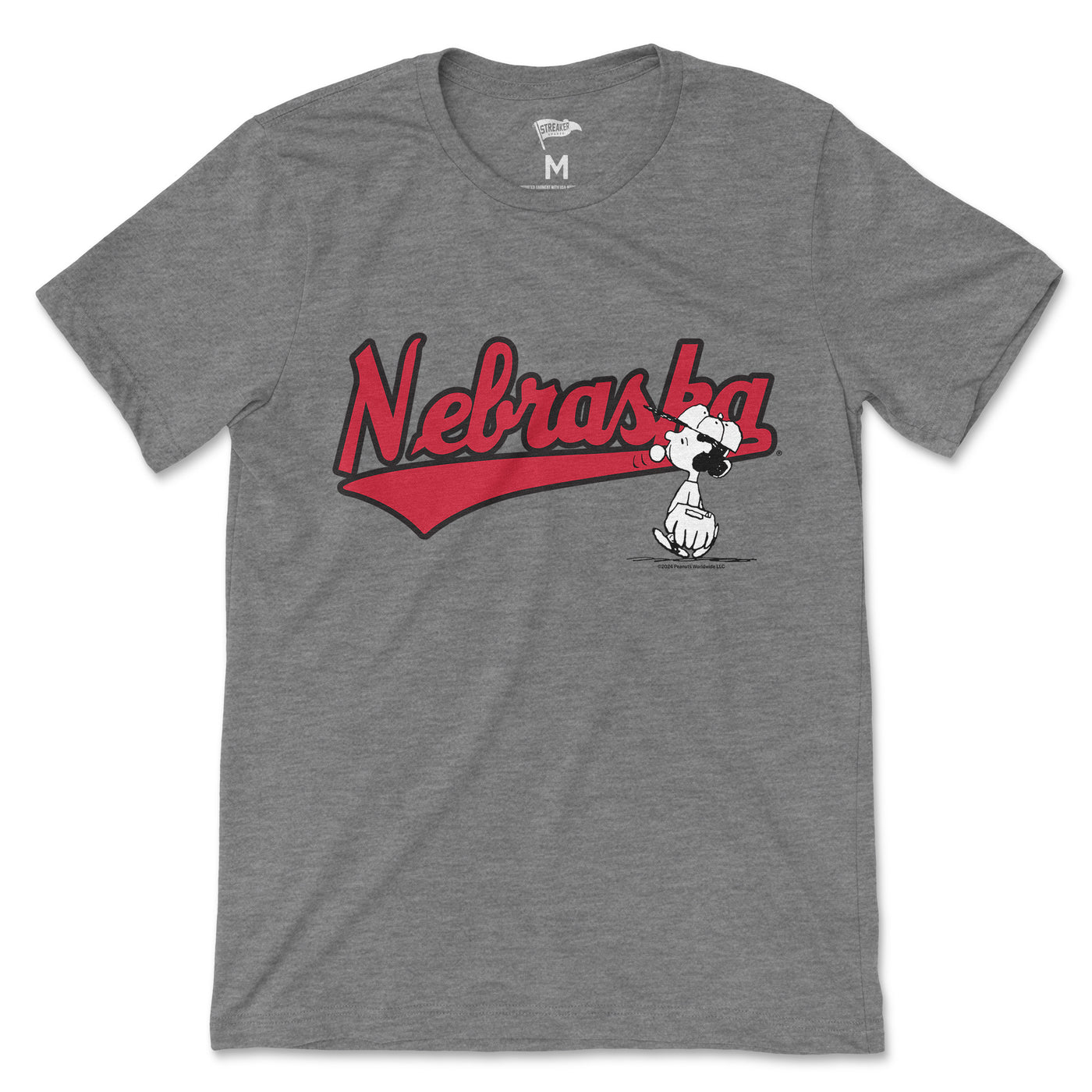 Peanuts x Nebraska Lucy Outfield Tee - Streaker Sports