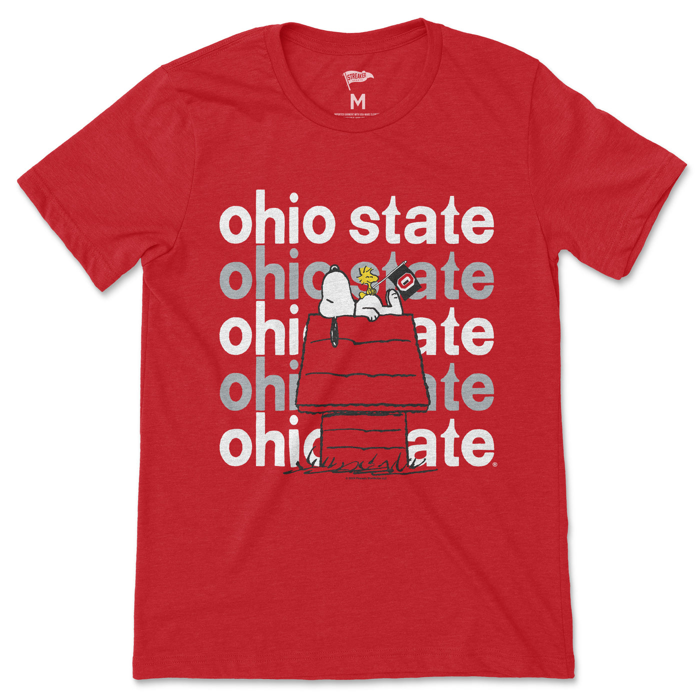 Peanuts x Ohio State Home Game Tee - Streaker Sports