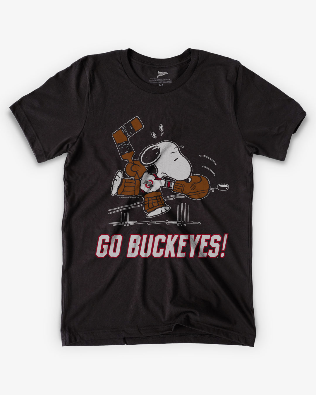 Peanuts x Ohio State Snoopy Goalie Tee | Vintage Snoopy Hockey