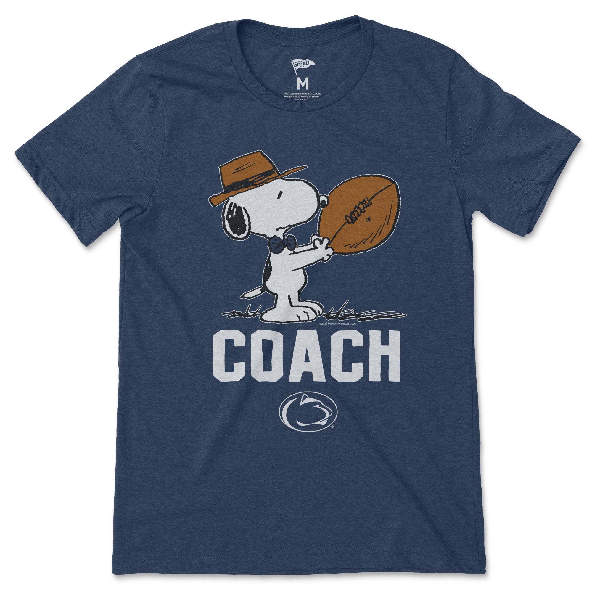 Peanuts X Penn State Football Coach Tee Officially Licensed Vintage Peanuts x penn state football coach tee officially licensed vintage