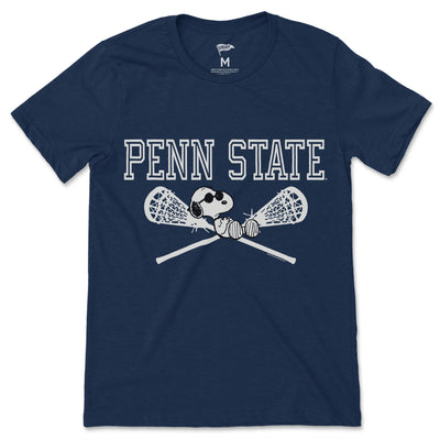 Peanuts x Penn State Lacrosse Tee - Streaker Sports