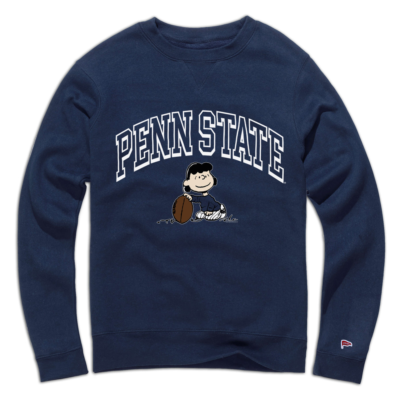 Peanuts x Penn State Lucy Football Crewneck Sweatshirt - Streaker Sports