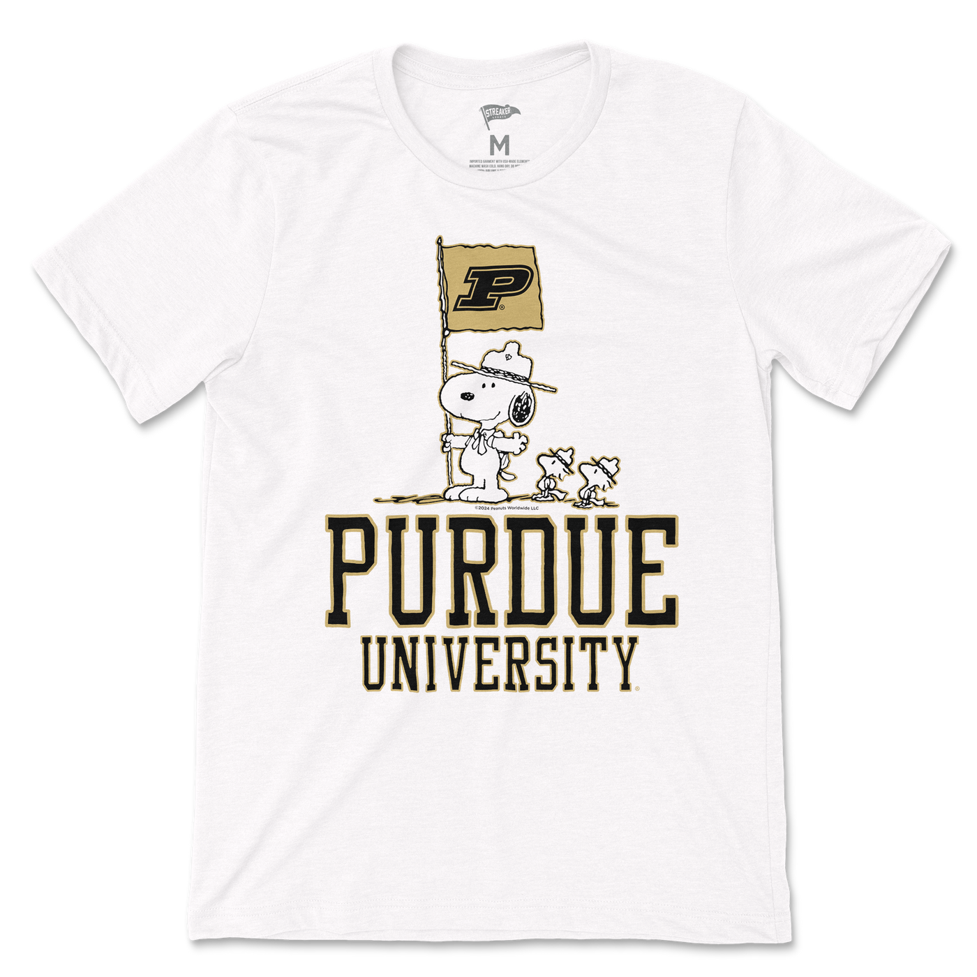 Peanuts x Purdue Beagle Scouts Tee - Streaker Sports