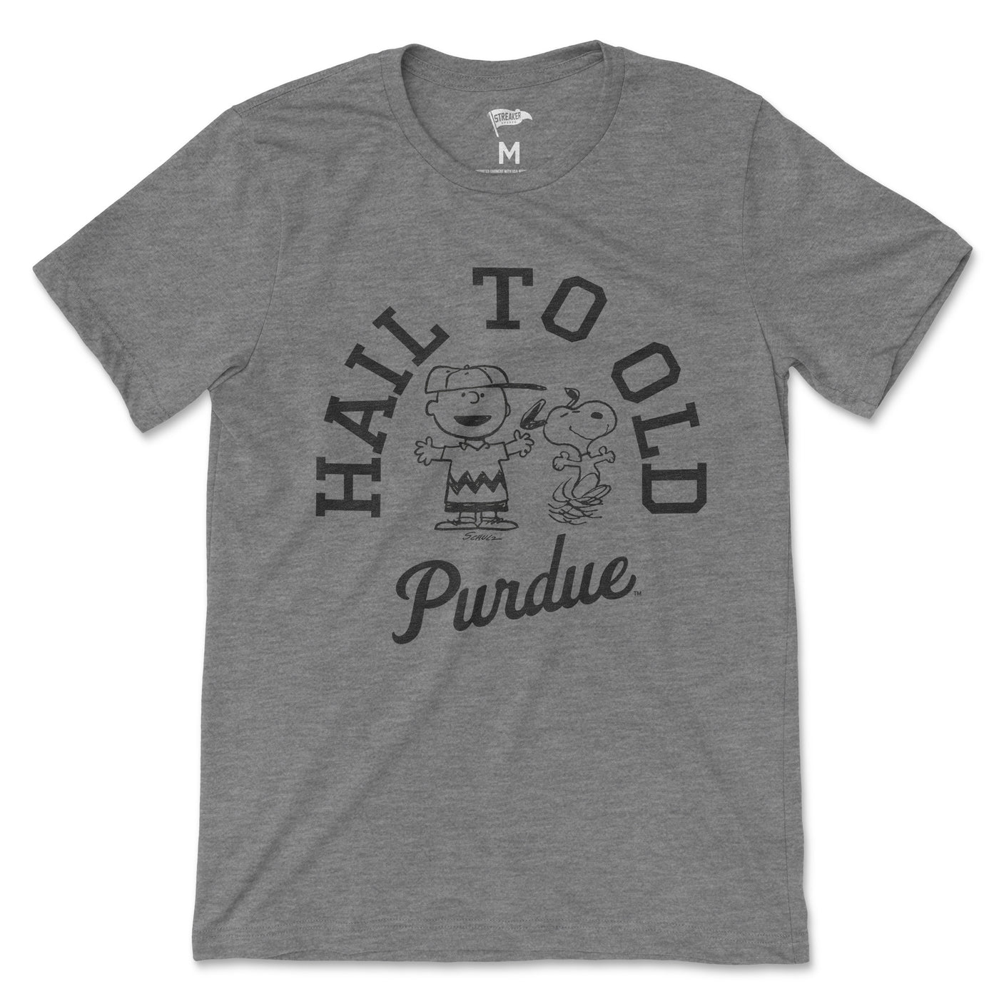 Peanuts x Purdue Hail To Old Purdue Tee - Streaker Sports