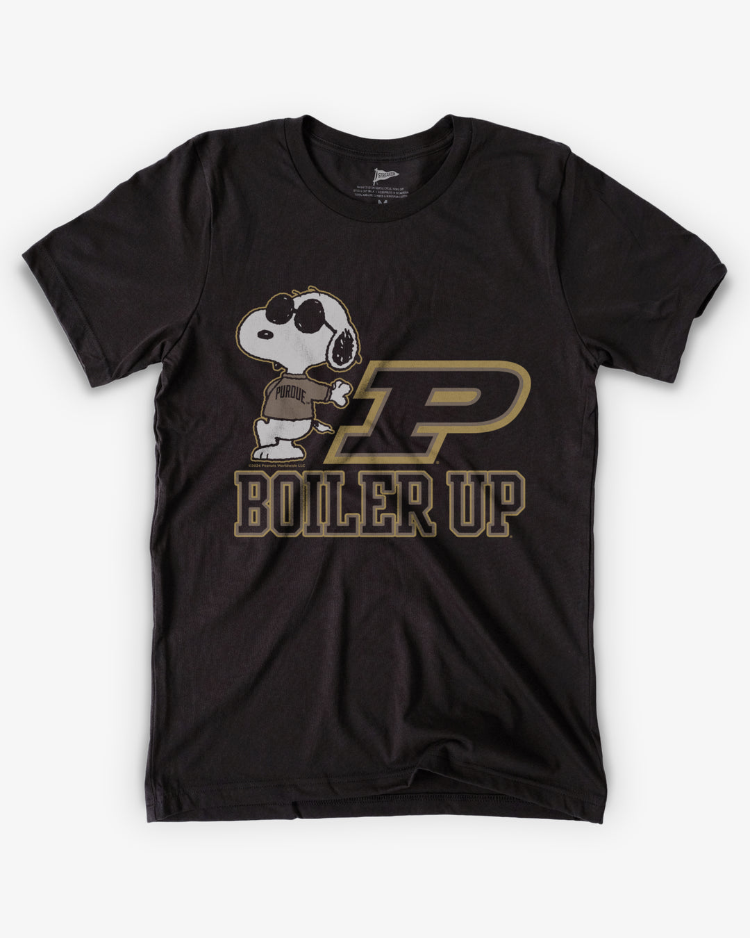 Peanuts x Purdue Joe Cool Tee | Streaker Sports