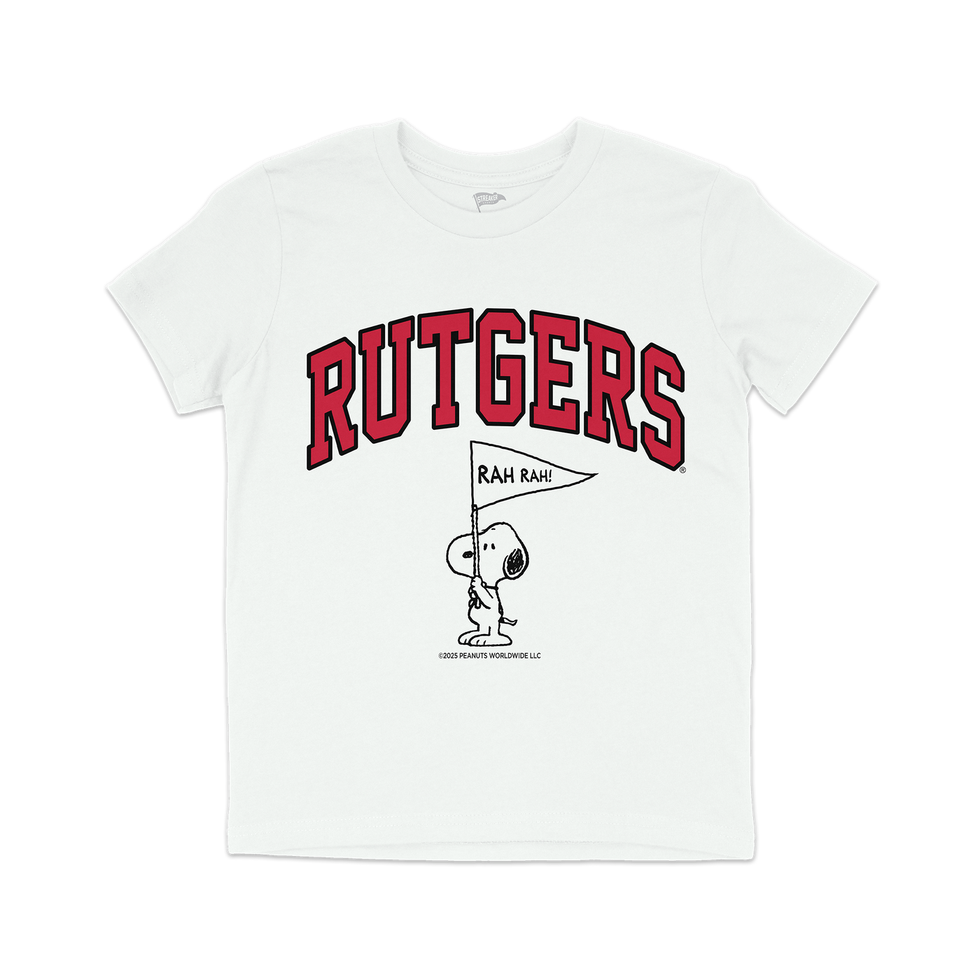Peanuts x Rutgers Spirit Youth Tee - Streaker Sports