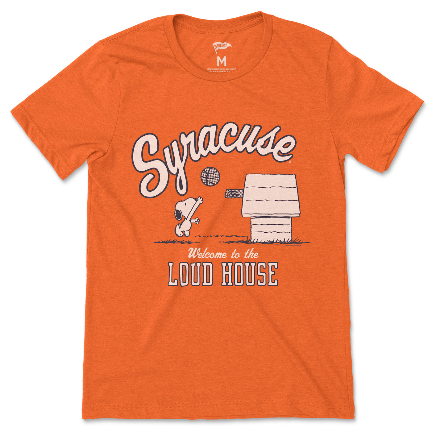 Peanuts x Syracuse Welcome to the Loud House Tee - Streaker Sports