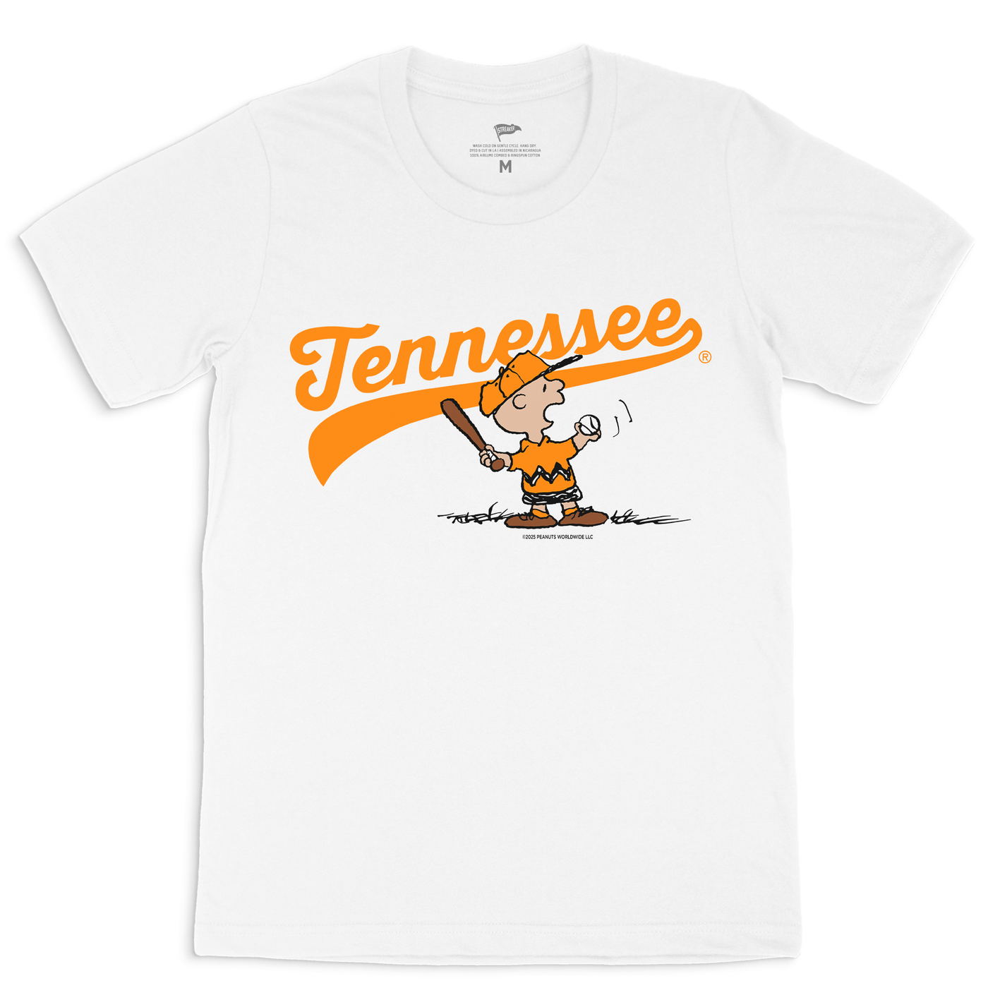 Peanuts x Tennessee Baseball Tee - Streaker Sports