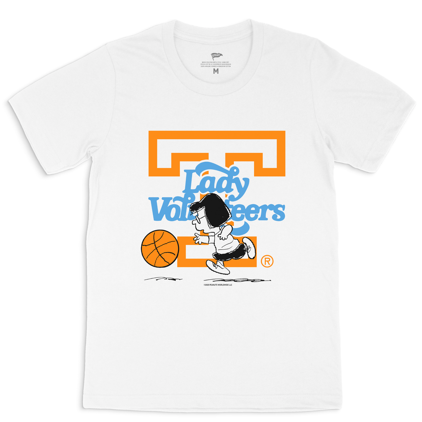 Peanuts x Tennessee Lady Vols Basketball Tee - Streaker Sports