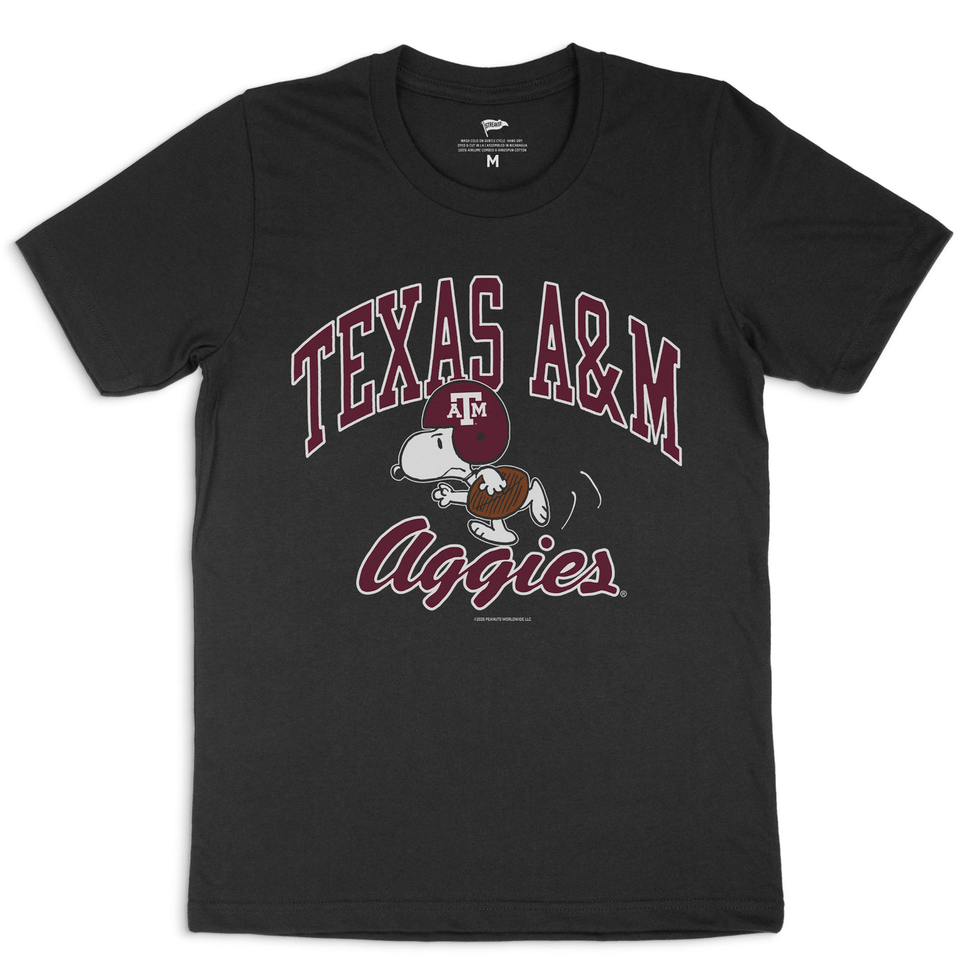 Peanuts x Texas A&M Football Tee - Streaker Sports