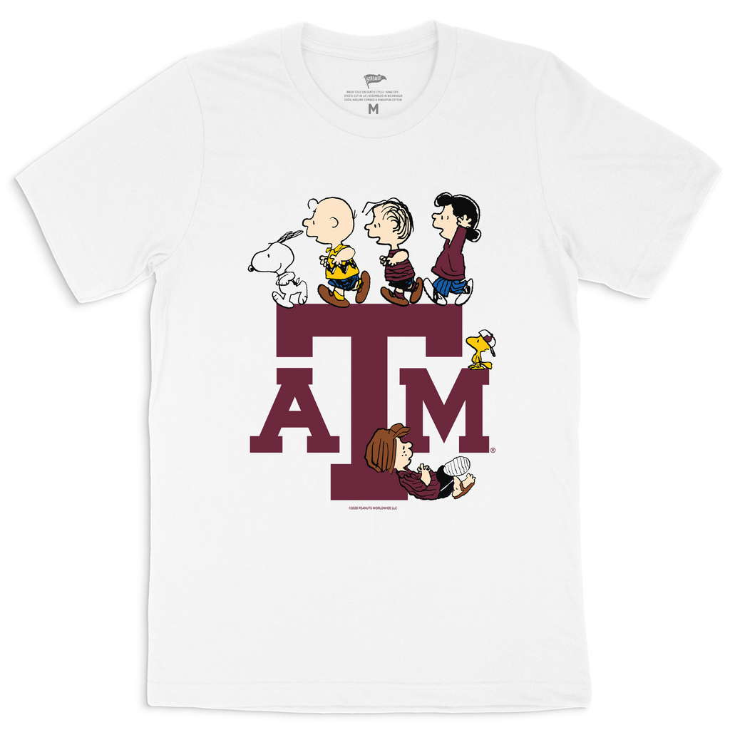Peanuts x Texas A&M The Gang Tee – Streaker Sports