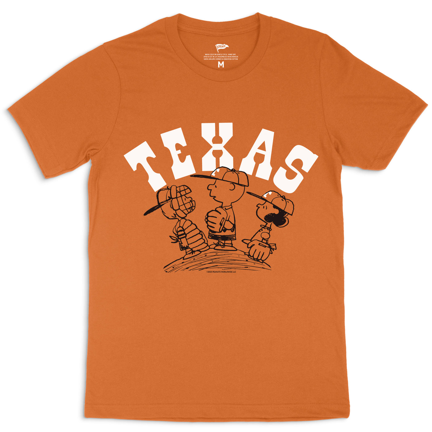 Peanuts x Texas Baseball Tee - Streaker Sports