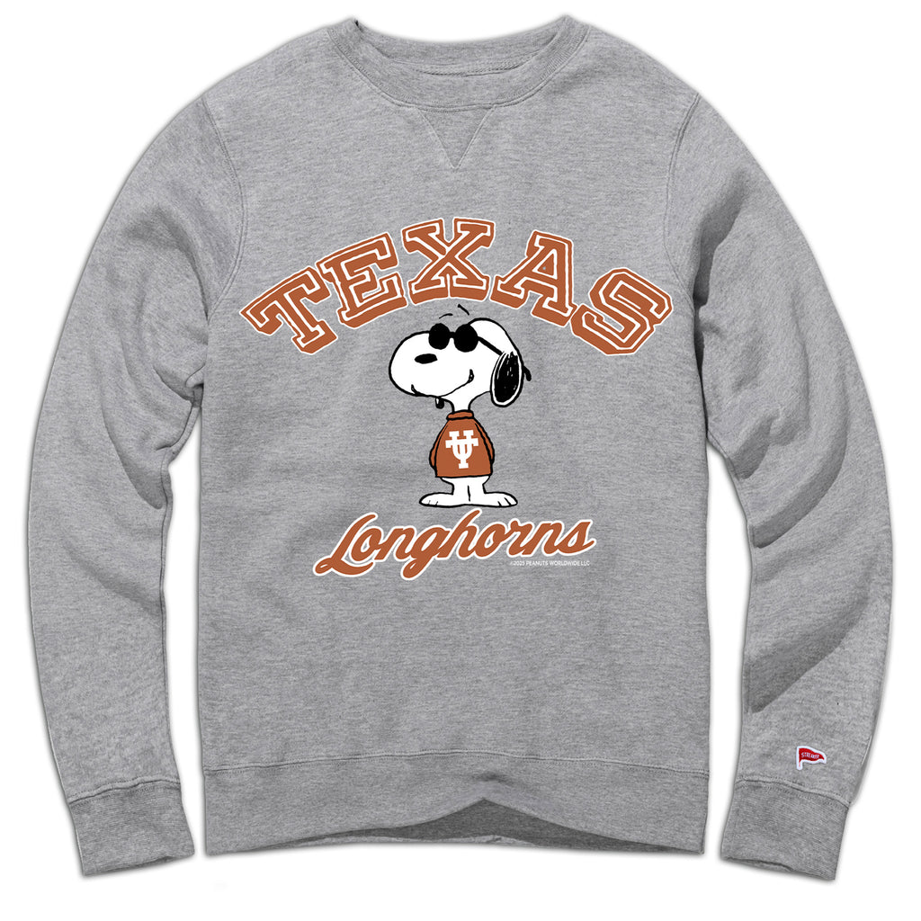 Peanuts x Texas Joe College Crewneck Sweatshirt – Streaker Sports