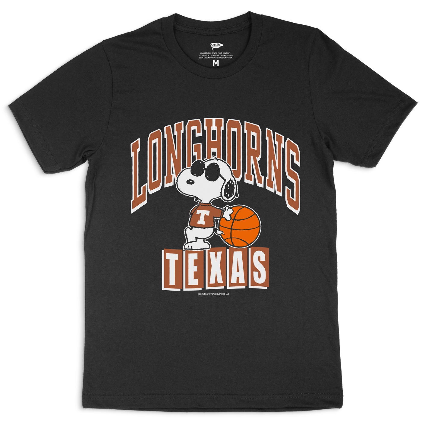 Peanuts x Texas Joe Cool Basketball Tee - Streaker Sports