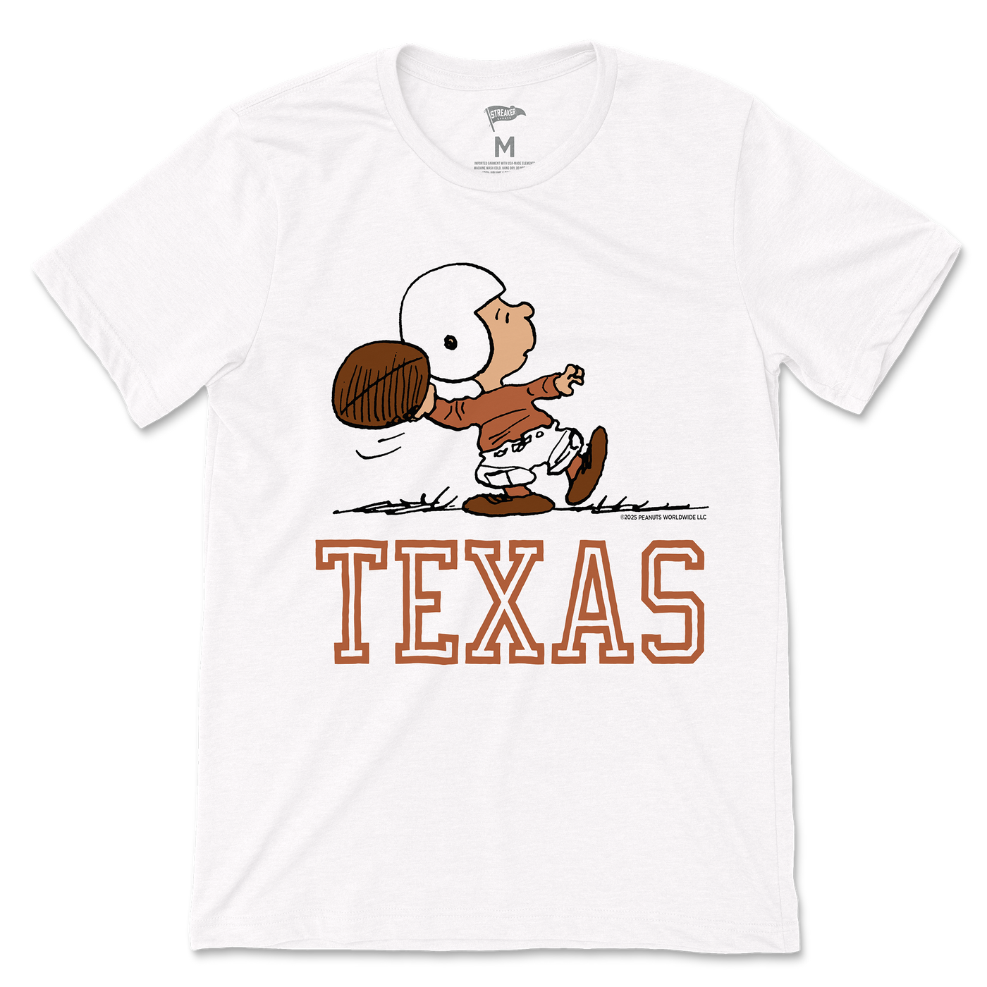 Peanuts x Texas Quarterback Tee - Streaker Sports