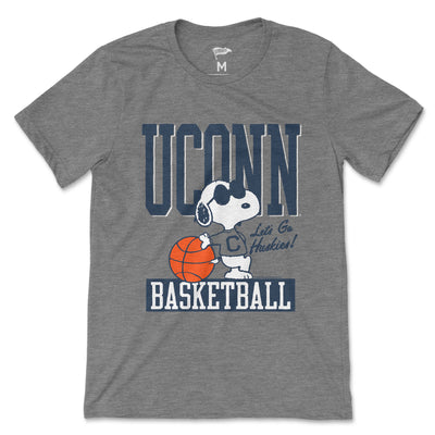 Peanuts x UConn Snoopy Basketball Tee - Streaker Sports