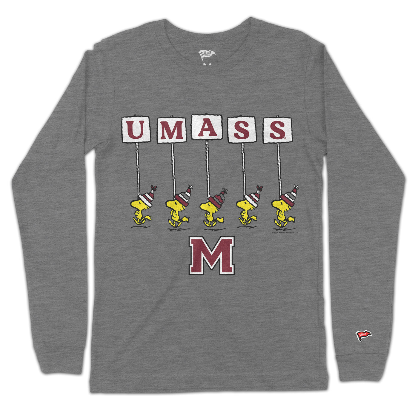 Peanuts x UMass Gameday Long Sleeve - Streaker Sports