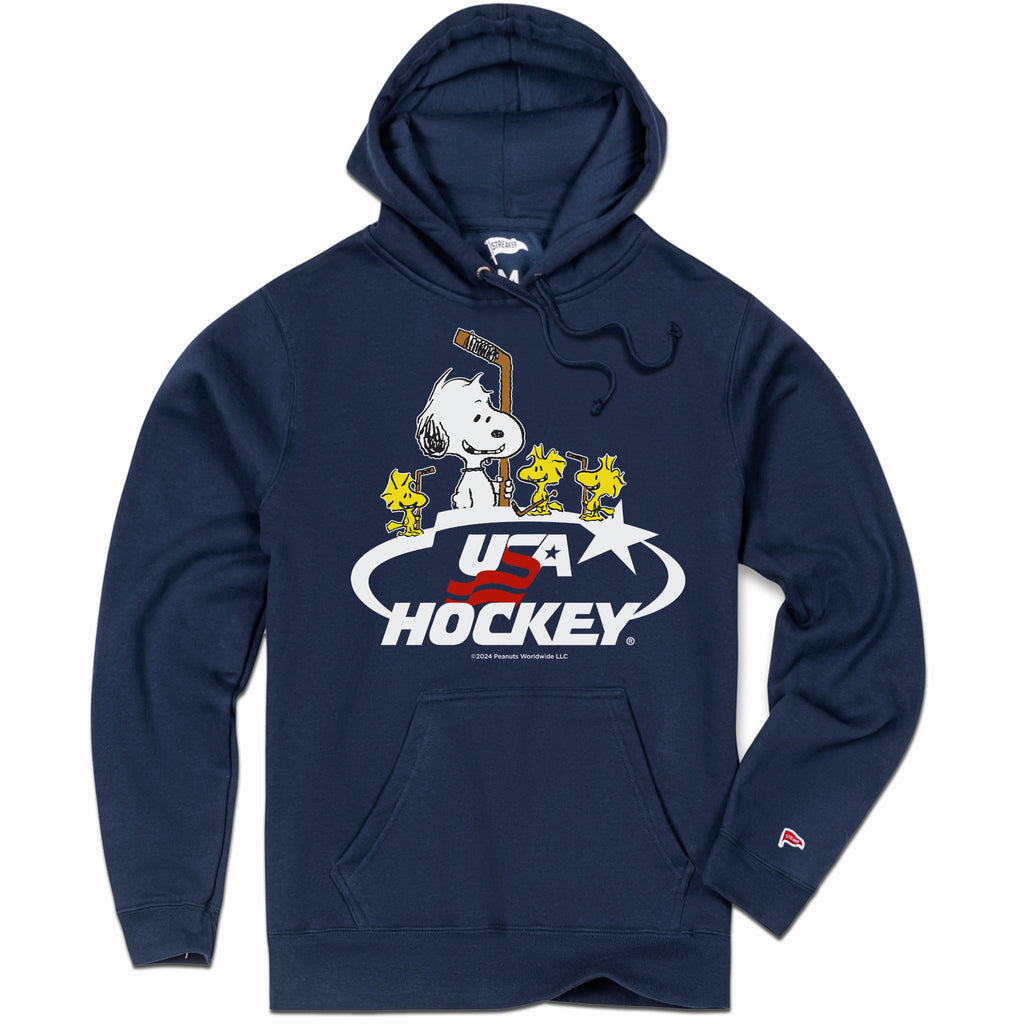 PeanutsxUSAHockeyChicletsHoodi
