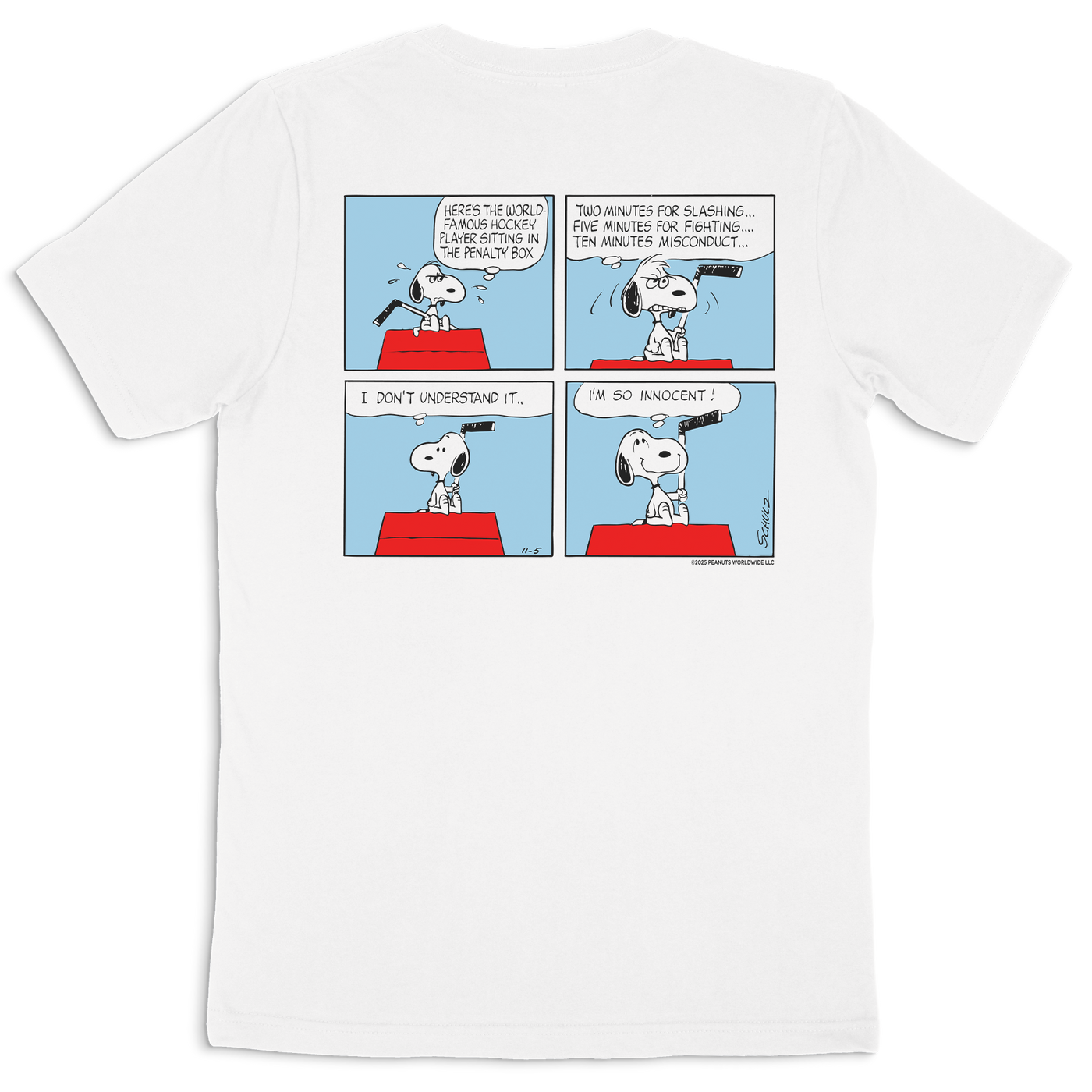 Peanuts x USA Hockey Penalty Box Tee