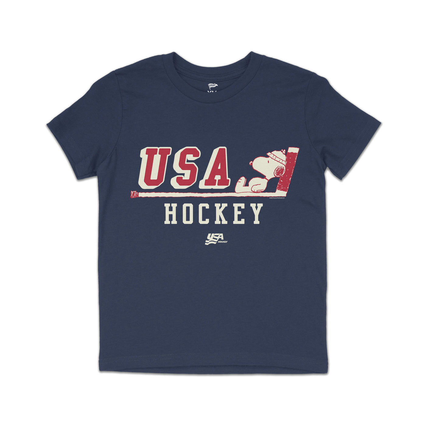 Peanuts x USA Hockey Snoopy Youth Tee - Streaker Sports