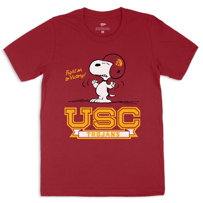 Peanuts x USC Football Tee - Streaker Sports