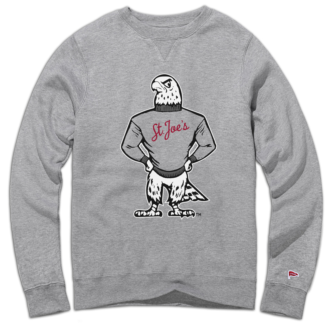 Saint Joseph's Vintage Hawk Crewneck Sweatshirt - Streaker Sports