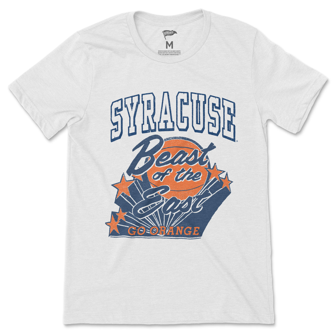 Syracuse Vintage Beast of the East Basketball Tee - Streaker Sports