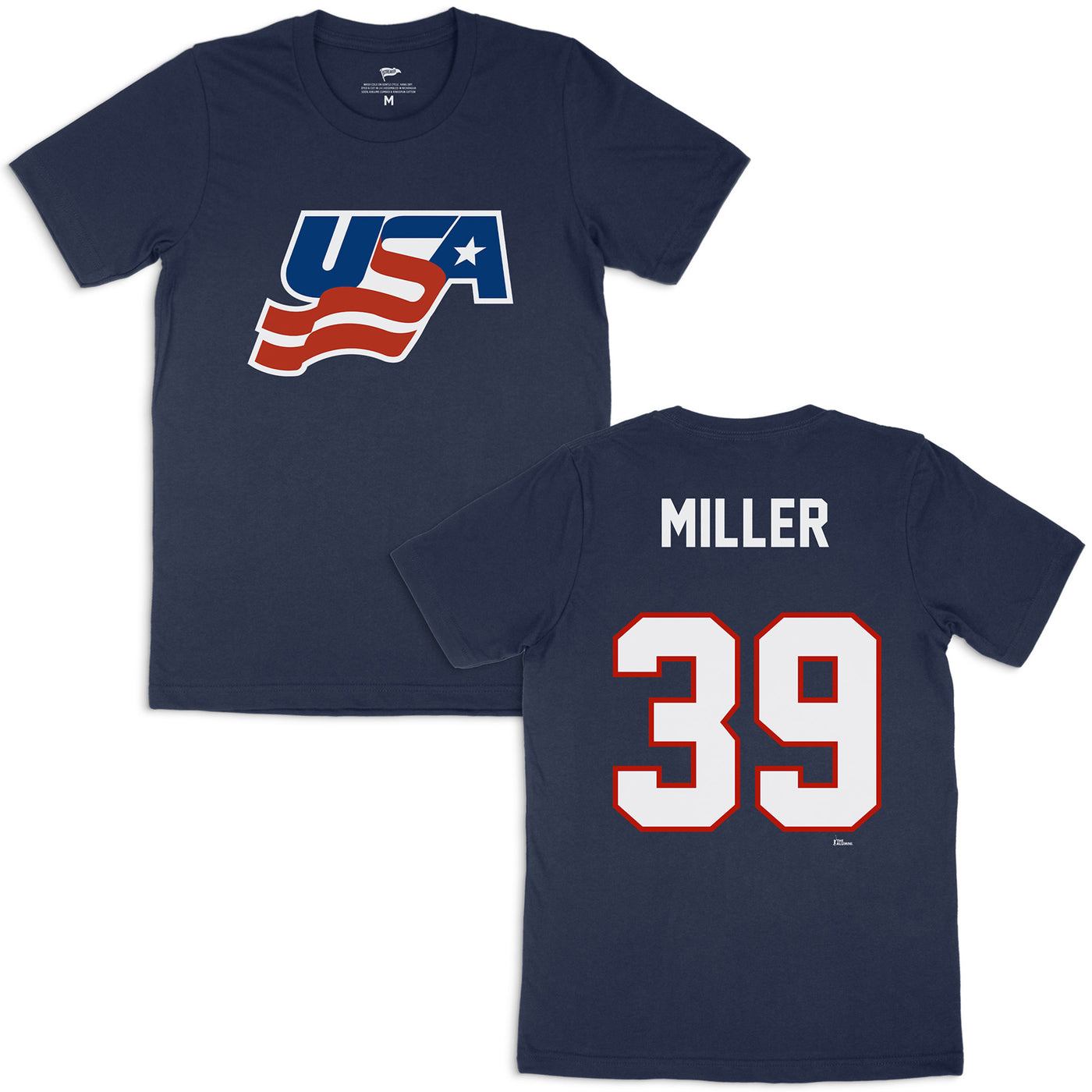 Team USA Ryan Miller Jersey Tee - Streaker Sports