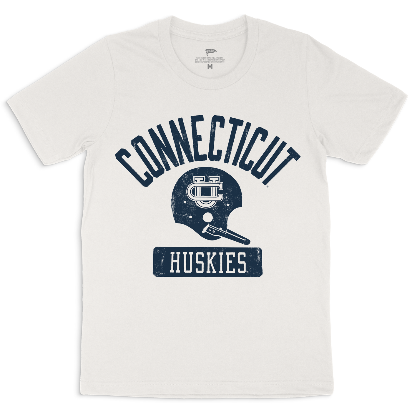 UConn Vintage Football Tee - Streaker Sports