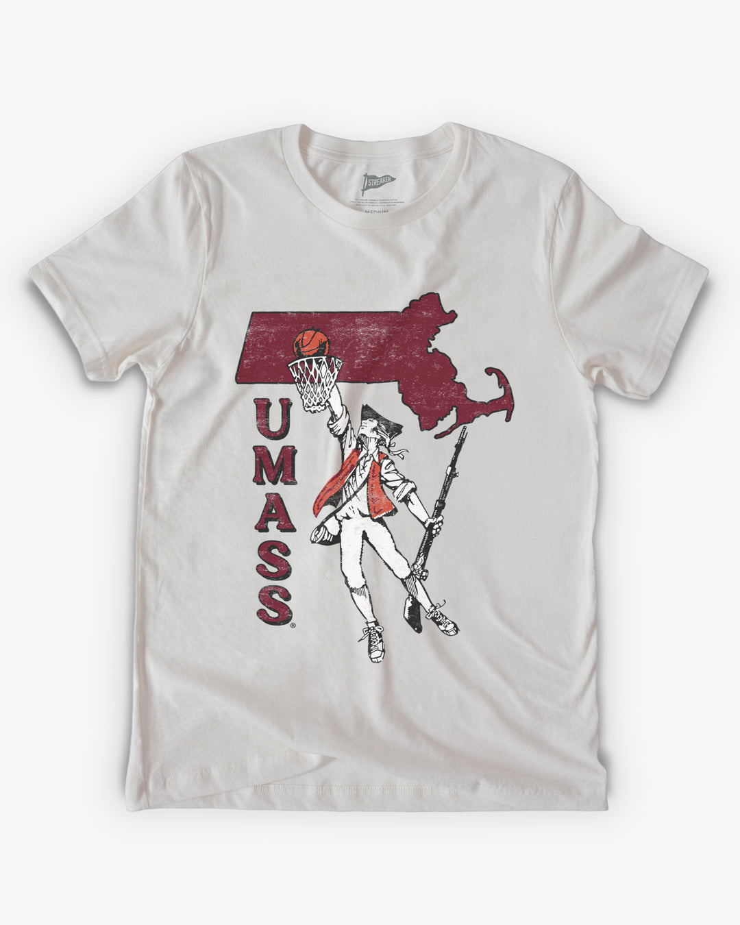 UMass Vintage Basketball Tee | Streaker Sports