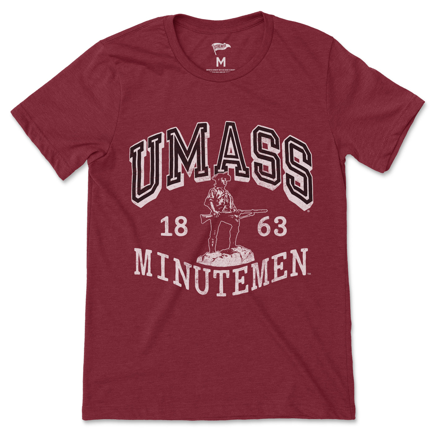 UMass Vintage Minutemen Tee - Streaker Sports