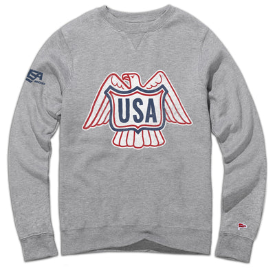 USA Hockey Vintage Eagle Crewneck Sweatshirt - Streaker Sports