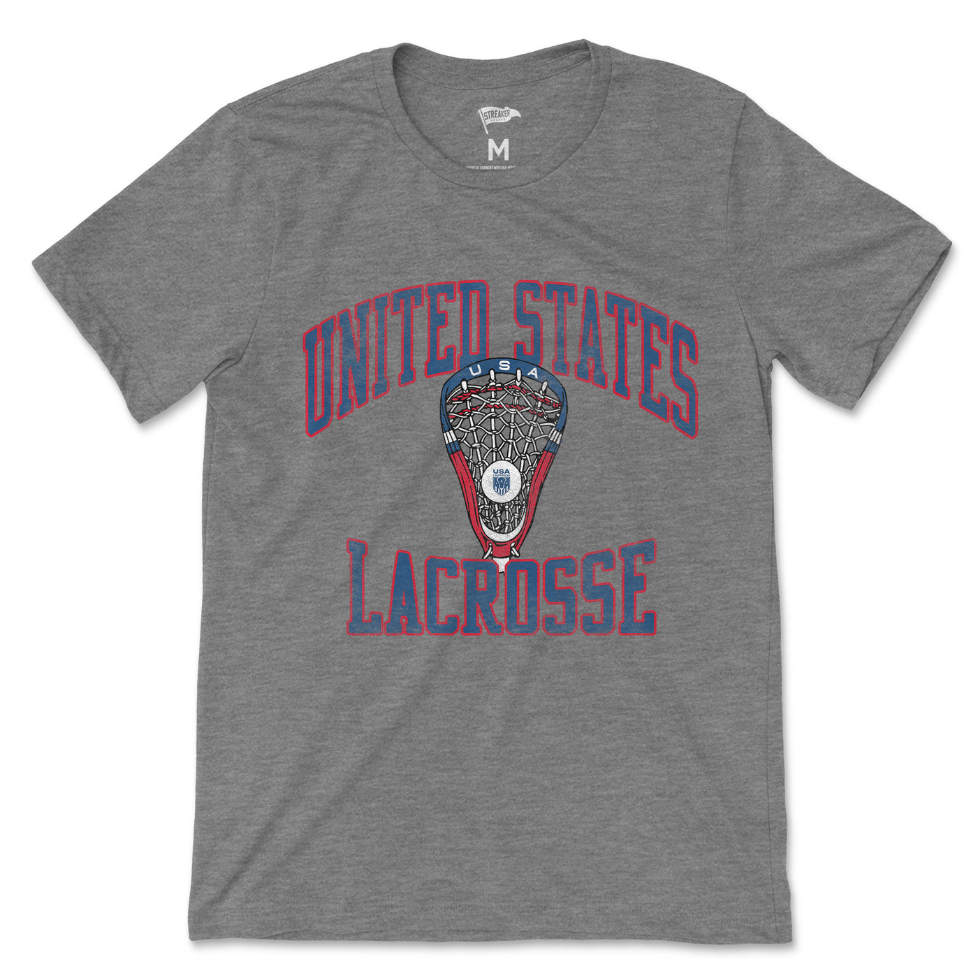 USA Lacrosse Retro Stick Tee - Streaker Sports