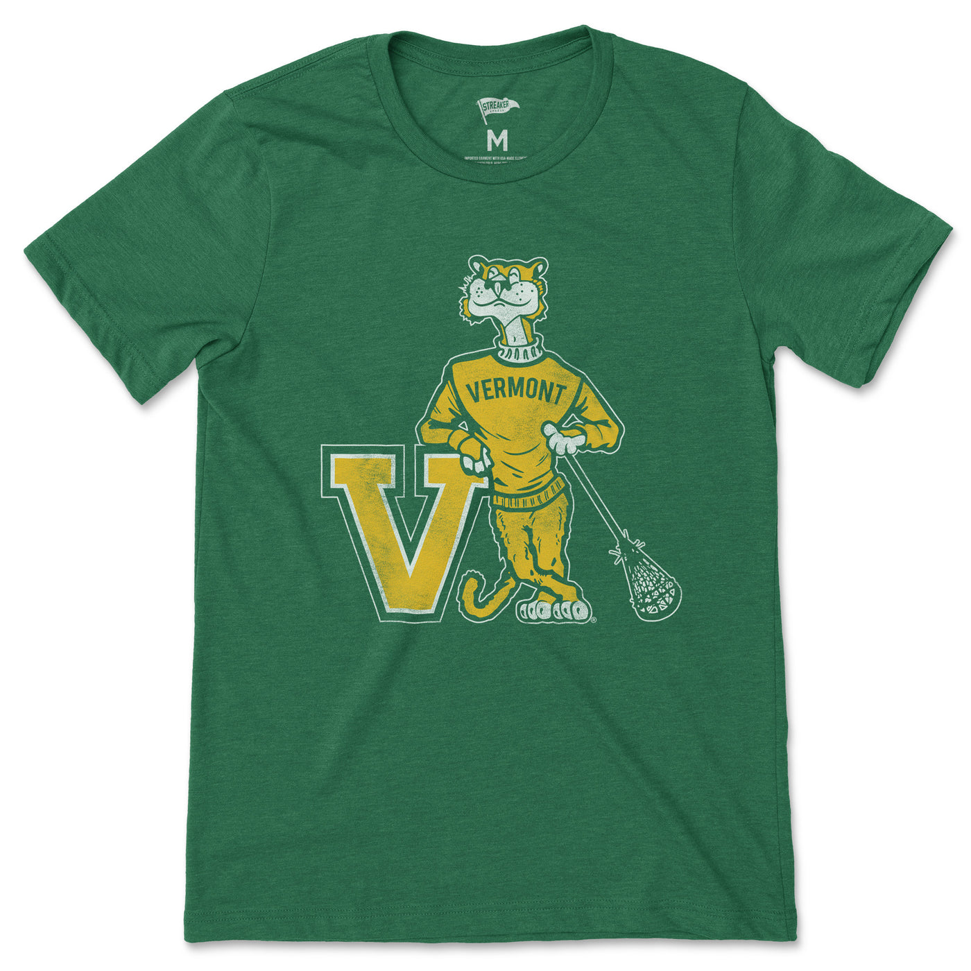 University of Vermont Vintage Charlie Lacrosse Tee - Streaker Sports
