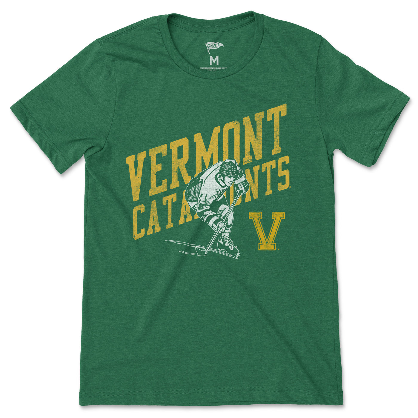 University of Vermont Vintage Hockey Tee - Streaker Sports